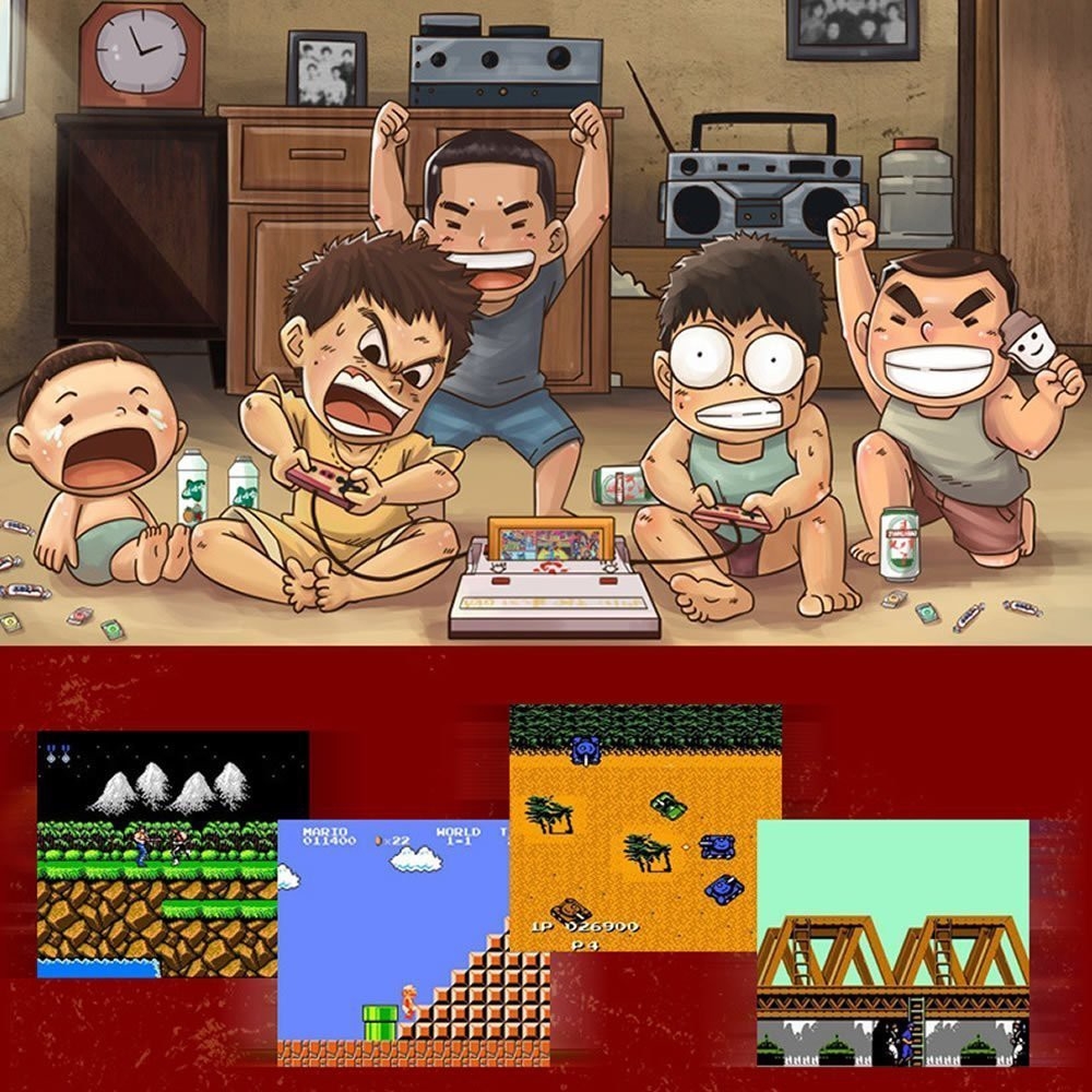 [Tặng kèm 1 băng 500 game] Máy chơi game băng 4 nút huyền thoại