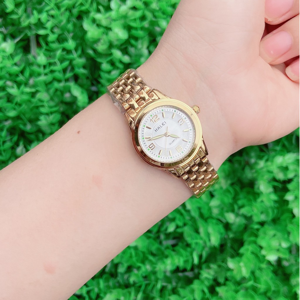 Đồng hồ nữ Halei chống nước kim dạ quang