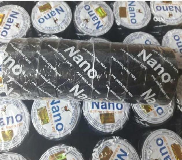 Băng Dính Cách Điện Nano Loại Tốt Màu Đen Cuộn 10Y (Lốc 5 Cuộn) - Giá Siêu Rẻ