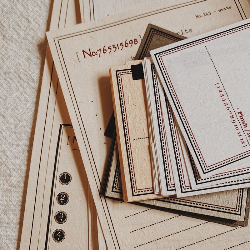 Krisna.room ♡ Set 40 tờ giấy note trang trí của Tinuo