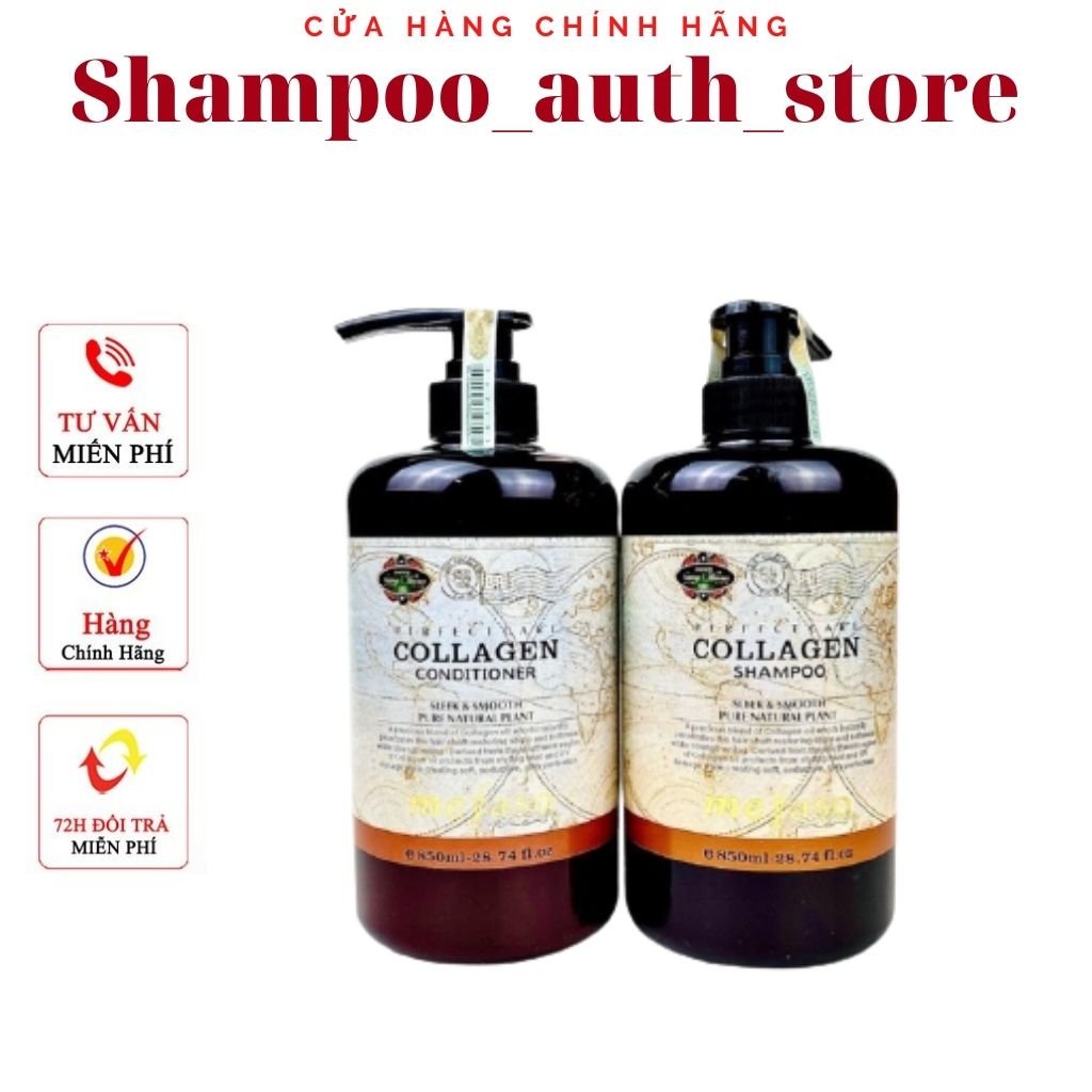 Cặp dầu gội xả Collagen mefaso