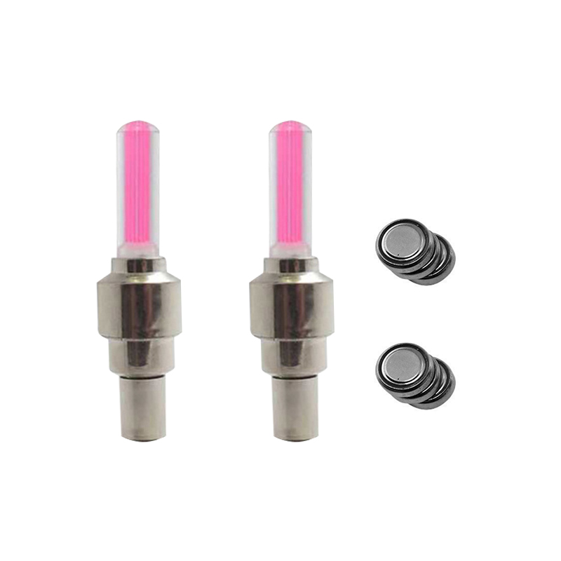 1 cặp đèn gắn van xe đạp xe máy, đèn van lốp xe đạp đèn led phát sáng bánh xe máy xe đạp
