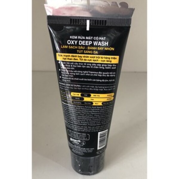 Kem rửa mặt có hạt sạch sâu OXY Deep Wash (Scrub) 100g c
