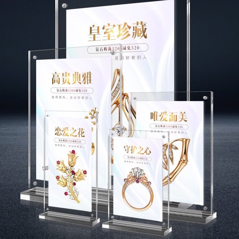 Kệ mica để bàn cao cấp A4-A5-A6 hàng CAO CẤP