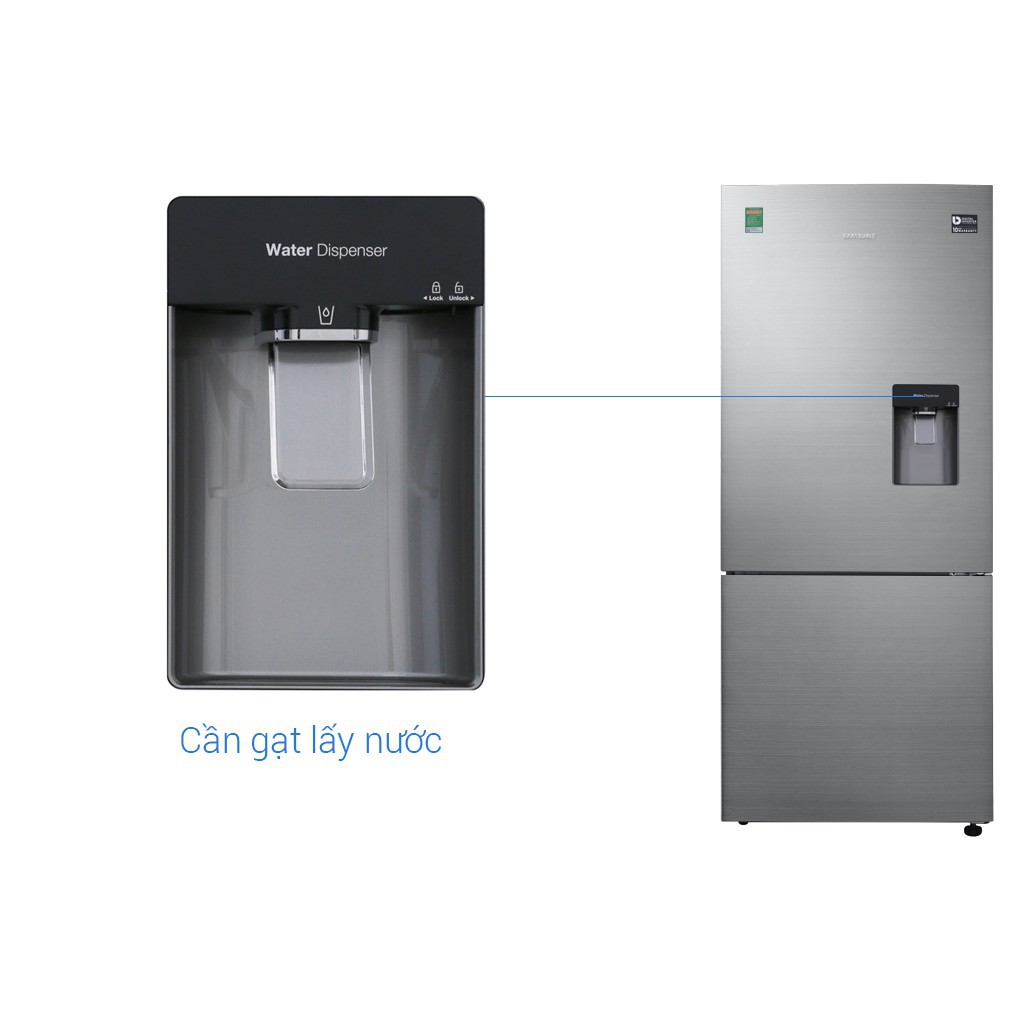 [TRẢ GÓP 0%] [Voucher Up to 1 TRIỆU]Tủ lạnh Samsung Inverter 424 lít RL4034SBAS8/SV (Giá áp dụng giao tại HN, HCM& các tỉnh liên hệ shop)