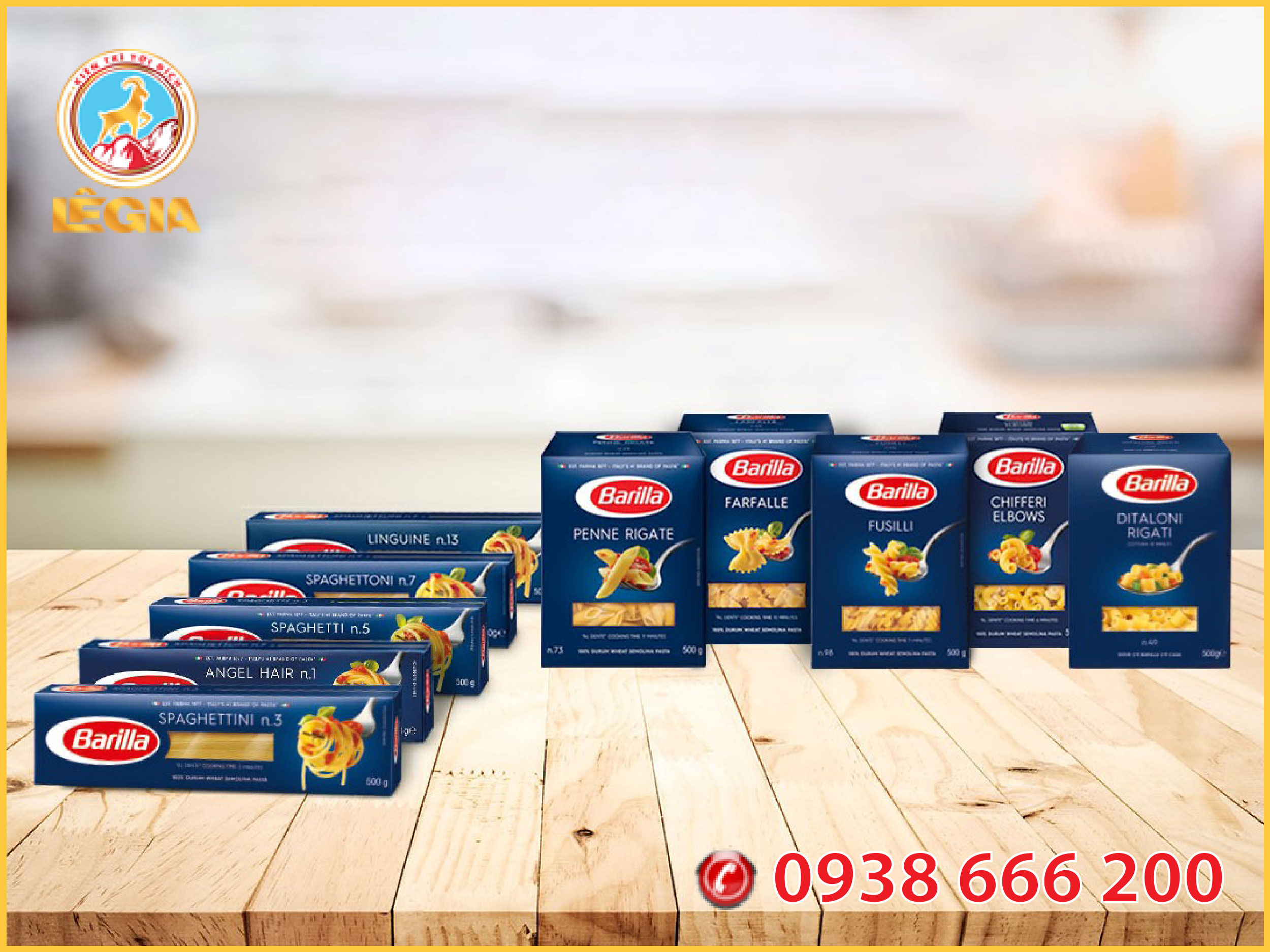 Mỳ ý spaghetti sợi số 5- 500g hiệu barilla