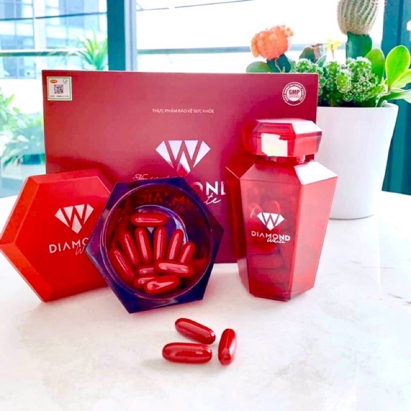 [ HOÀN TIỀN 10% ][Chính hãng] Viên uống trắng da Diamond White Ngọc Trinh