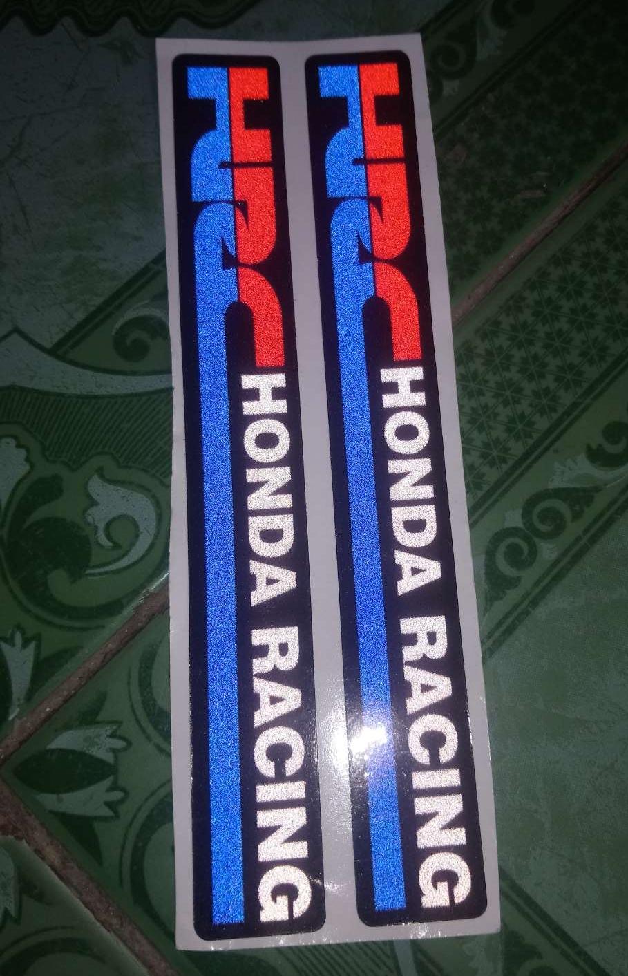 Tem dán phuộc phản quang Honda racing