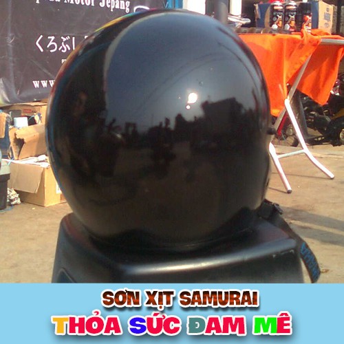 Combo sơn màu đen bóng 109 Samurai KHO SƠN SÀI GÒN