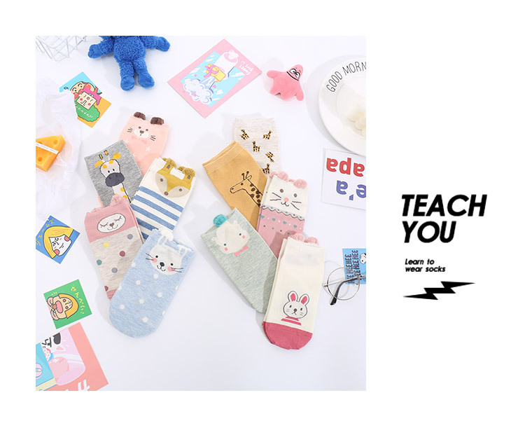 [HCM]Set 3 đôi tất hình thú NBD cao cấp