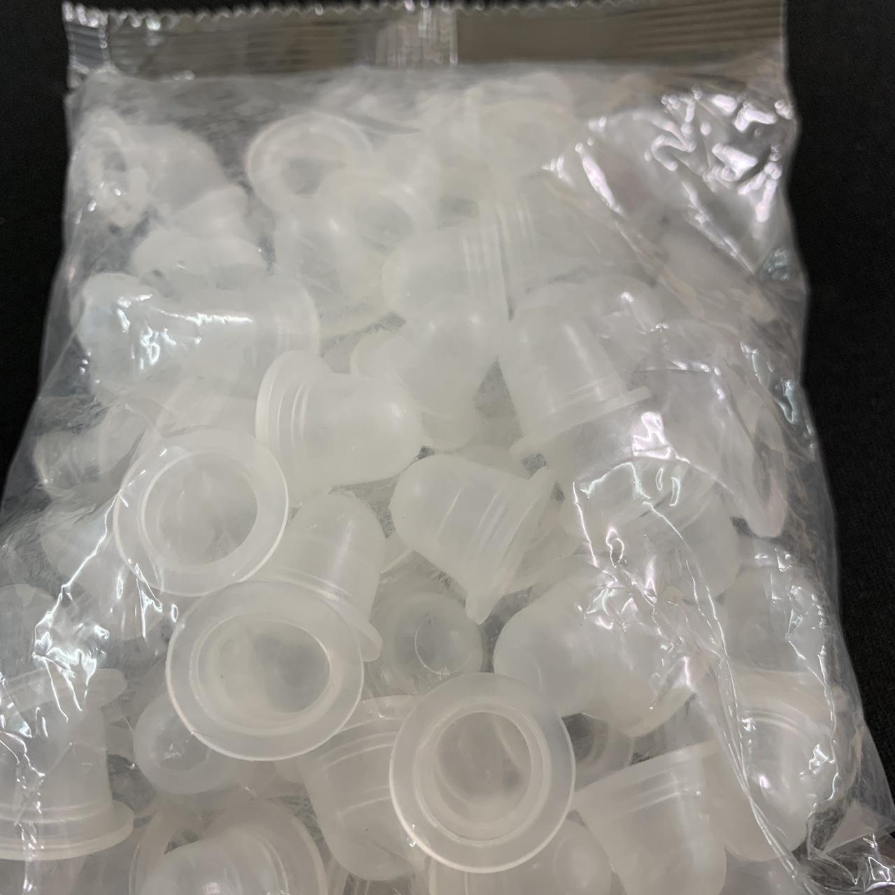 [HCM]Chum Silicon, Chum Nhựa Đựng Mực Đựng Sáp Khắc (bịch 100 chum)