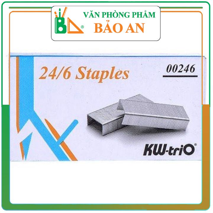 Ghim bấm 24/6 kw trio - văn phòng phẩm bảo an