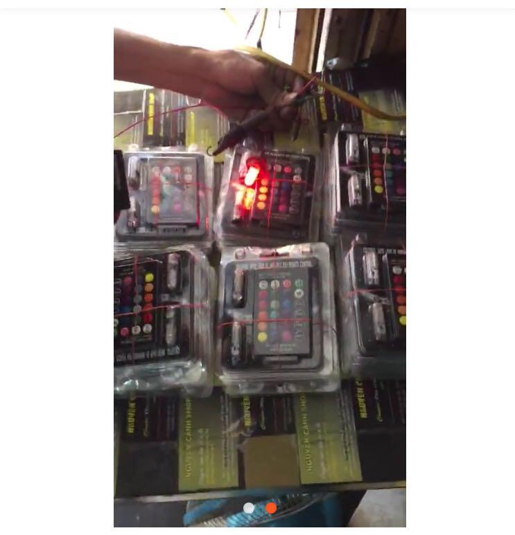 Đèn led sương mù chỉnh 7 màu