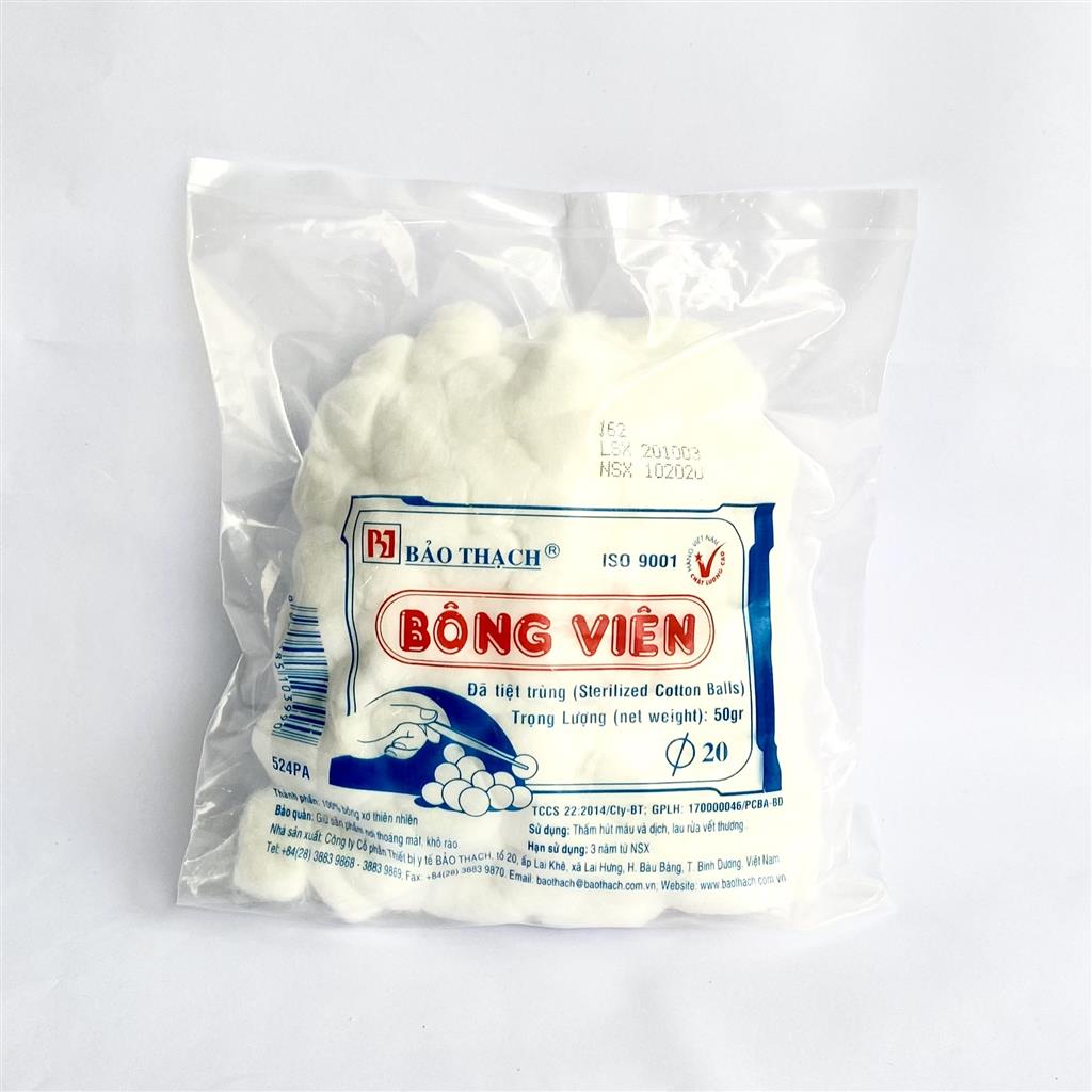 [HCM]BÔNG GÒN VIÊN BẢO THẠCH TIỆT TRÙNG