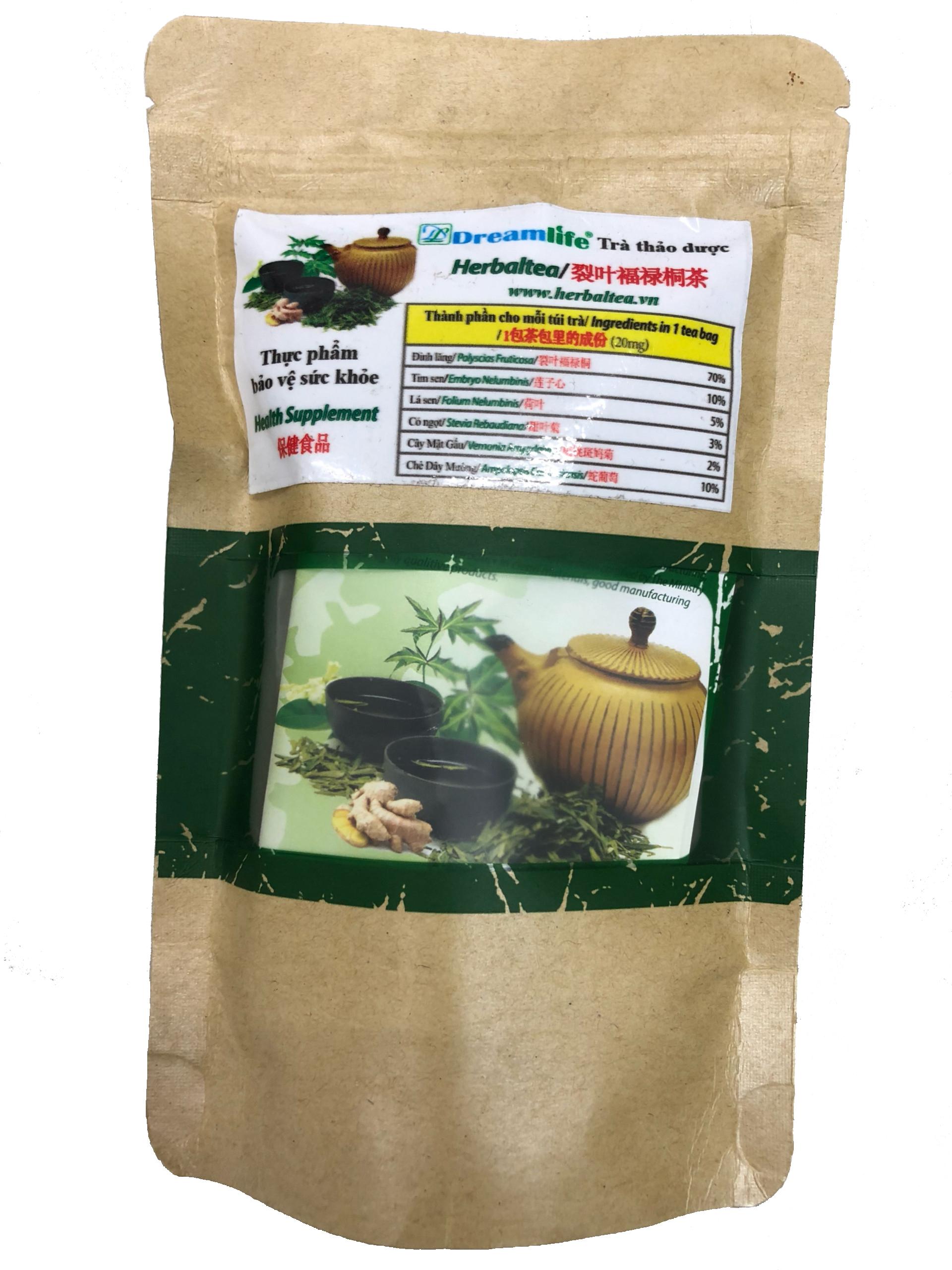 [HCM]Trà thảo dược Đinh Lăng DREAMLIFE Túi ( POLYSCIAS FRUTICOSA HERBAL TEA Bag)