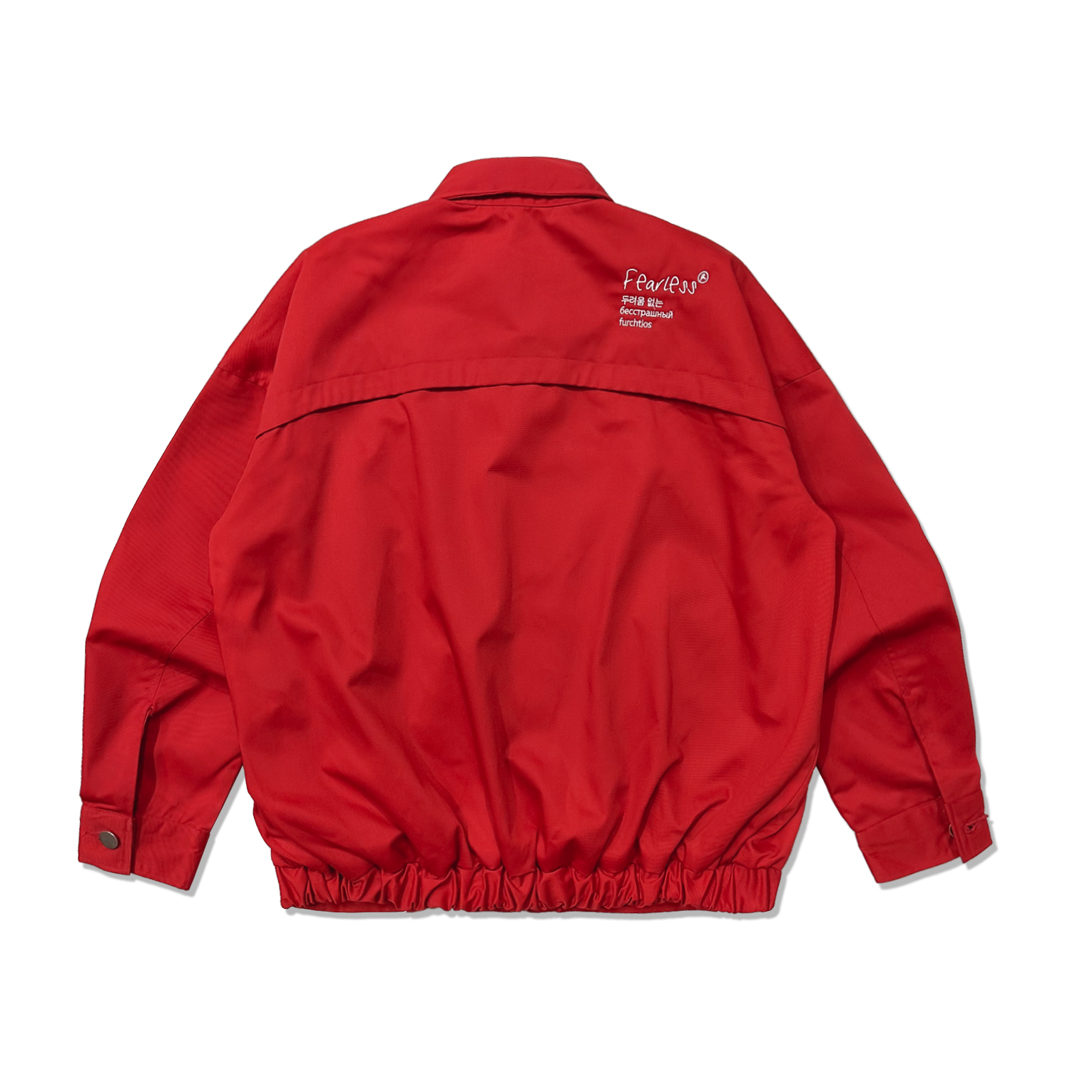 Áo khoác Kaki Zip FEARLESS Oval Logo