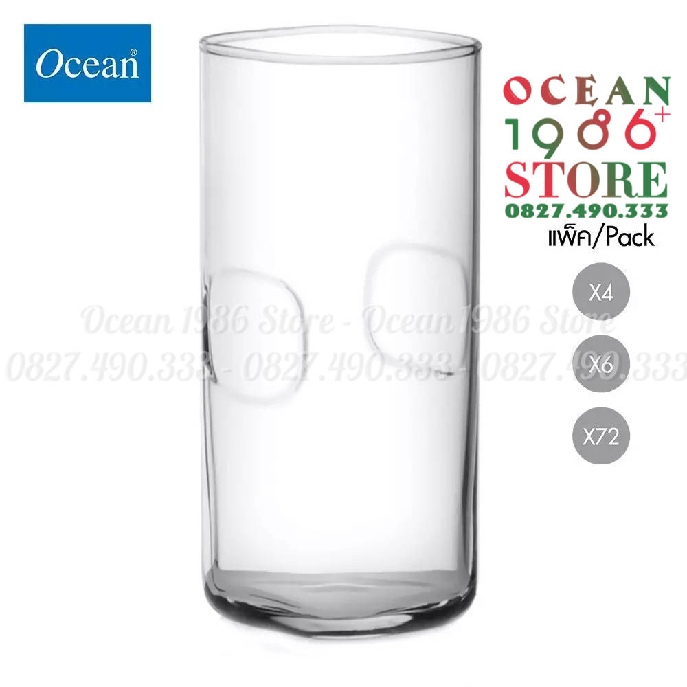 Bộ 6 Cốc Thủy Tinh Unity Cao Ocean – B02113 – 370ml