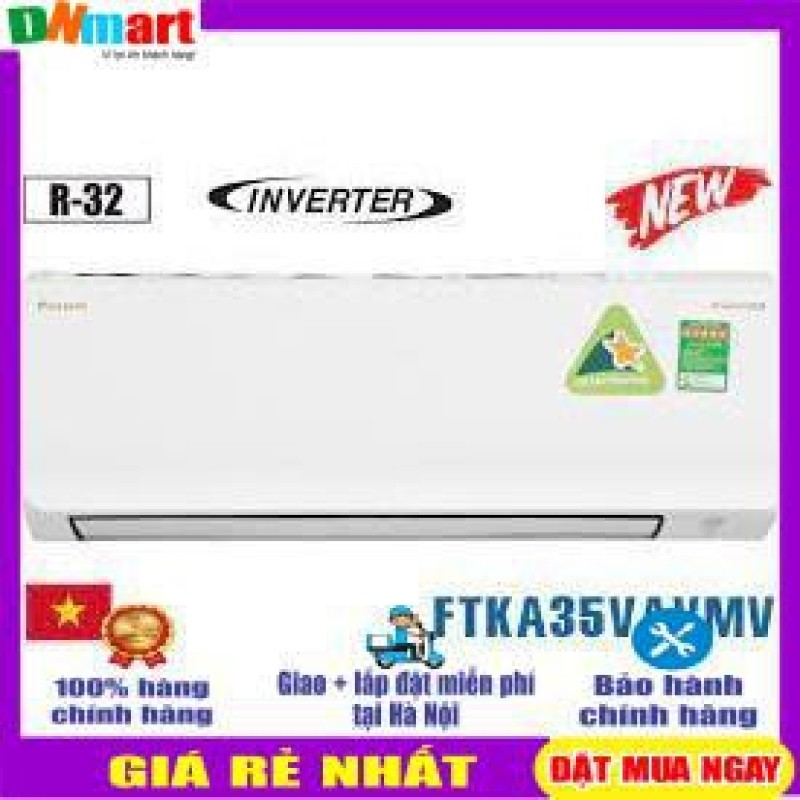 Bảng giá Điều hòa Daikin FTKA35VAVMV 1 chiểu inverter 12000btu R32{VẬN CHUYỂN MIỄN PHÍ + LẮP ĐẶT TẠI HÀ NỘI}