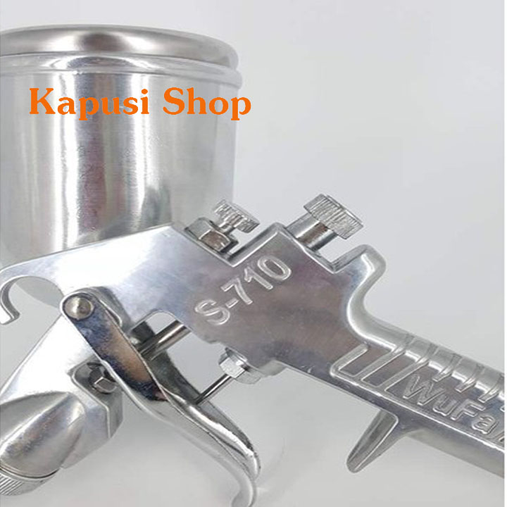 Máy phun sơn S710 Wufa cốc 400cc
