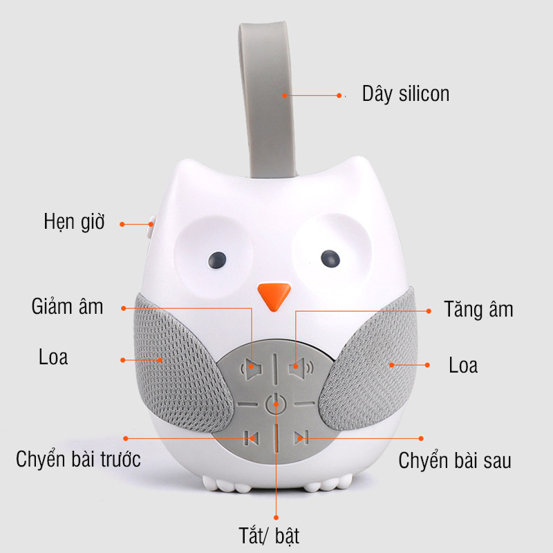 White infant noise machine