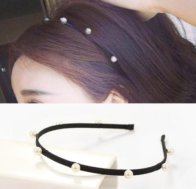 Cài tóc cài tóc nữ cài tóc băng đô cài tóc ngọc trai nhân tạo