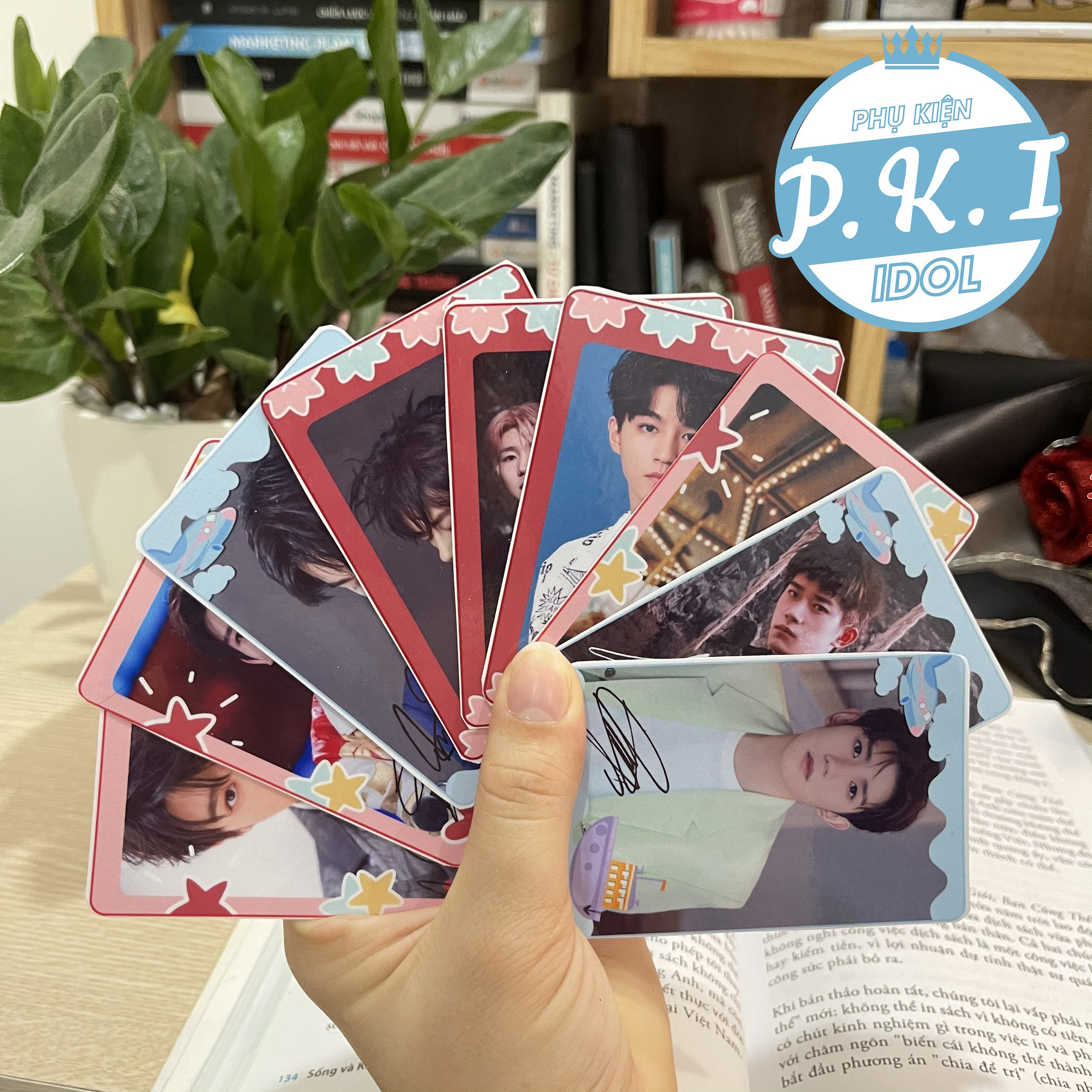 Bộ card cứng in hình nhóm nhạc tfboys –các thành viên tfboys bo góc sang trọng