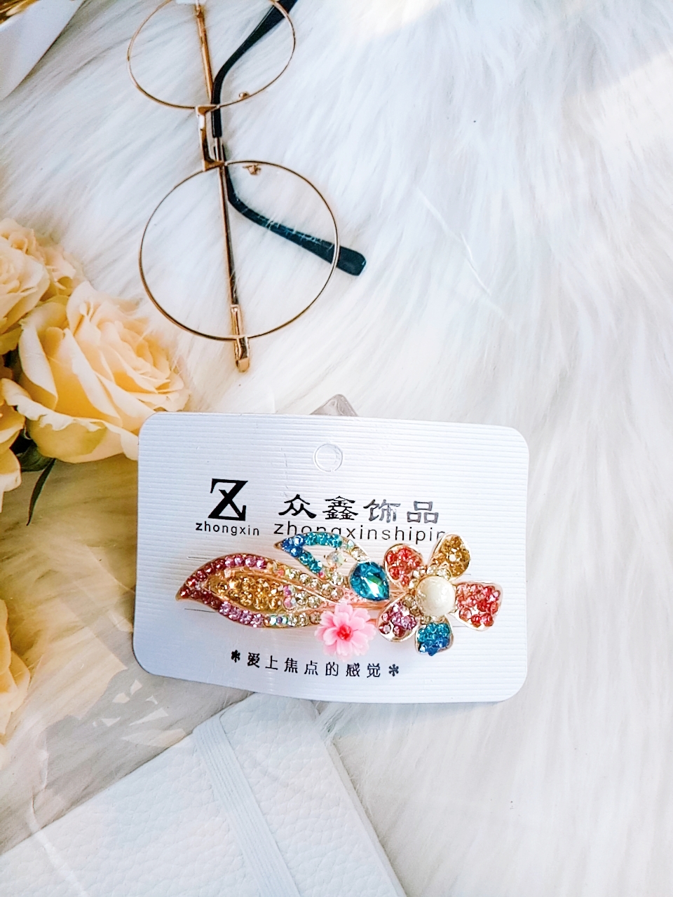 [HCM]Kẹp tóc đính đá lấp lánh(kẹp nửa tóc)