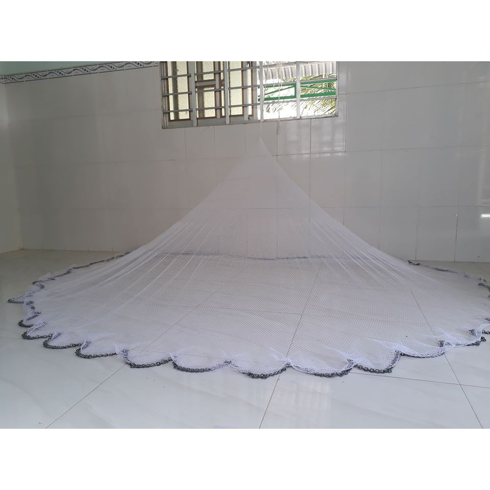 CHÀI LƯỚI ĐÁNH BẮT CÁ TÔM BUNG CHU VI 12M ( xả kho )