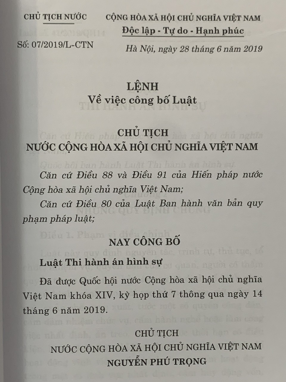 Sách - luật thi hành án hình sự