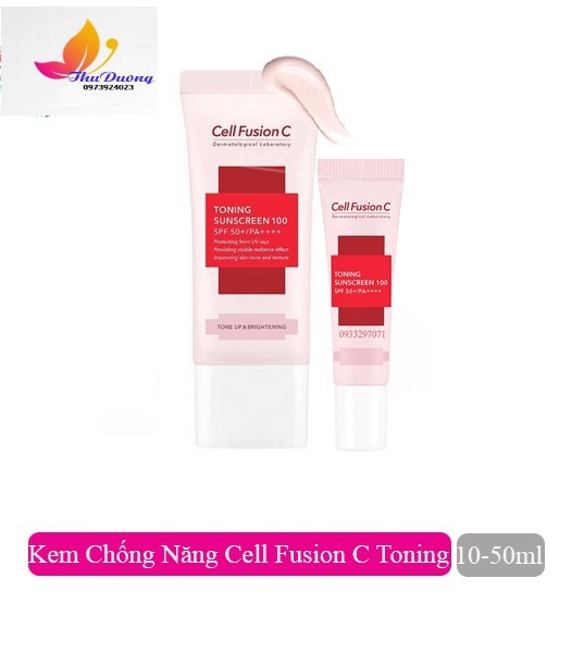 [HCM]Kem Chống Nắng Nâng Tone Cell Fusion C Toning Sunscreen 100 SPF50+ PA++++ MẪU MỚI