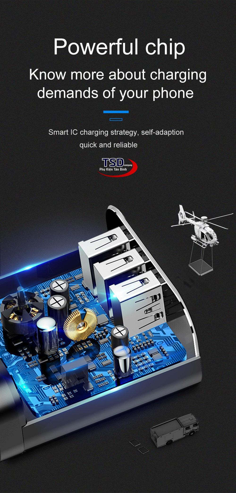 [HCM]Củ Sạc Đa Năng Baseus DY033C 3 Cổng Chính Hãng
