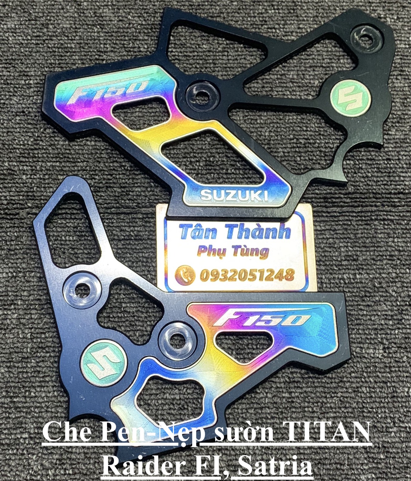 Che Pen, Nẹp sườn TITAN Raider FI, Satria Màu đen