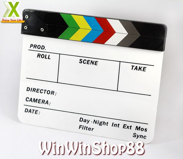 Bảng Clapper Board Nhựa Chuyên Nghiệp Cao Cấp đạo diễn chụp ảnh, clapper board quay phim