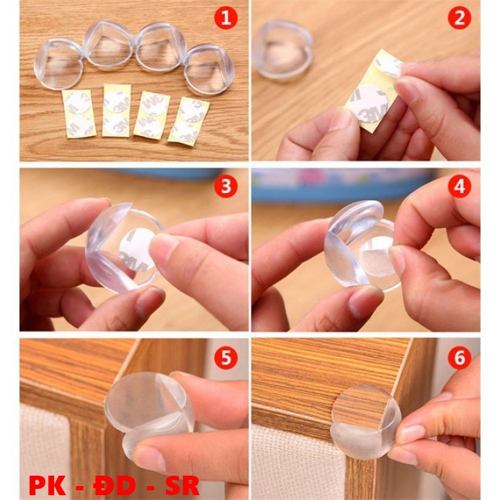 Miếng bịt Góc bàn Silicon - Siêu Rẻ