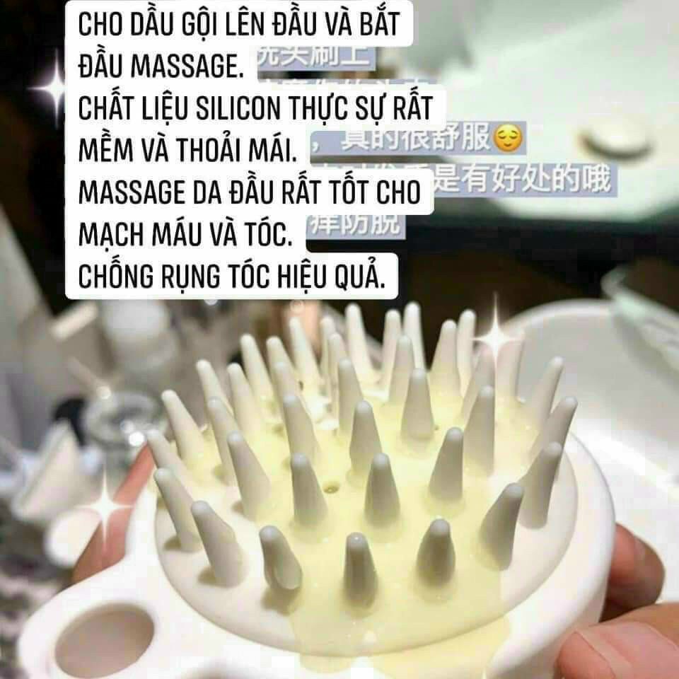Lược gội đầu mát xa phong cách nhật bản