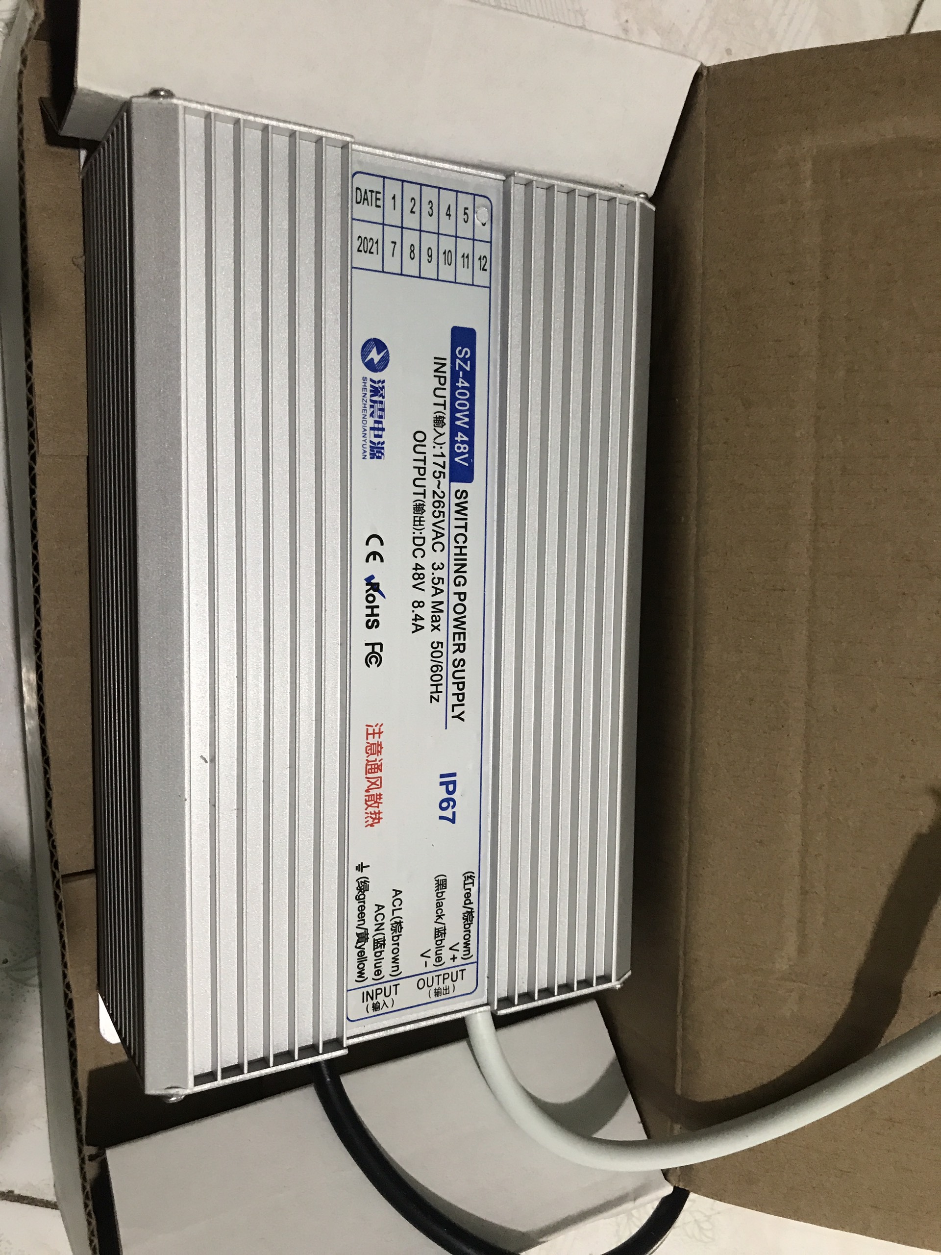 NGUỒN CHỐNG ẨM 48V - 400W - 8.4A