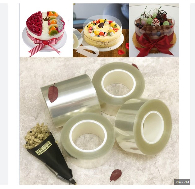 Cuộn Mica bọc thành bánh Mousse ( Nhiều mẫu )