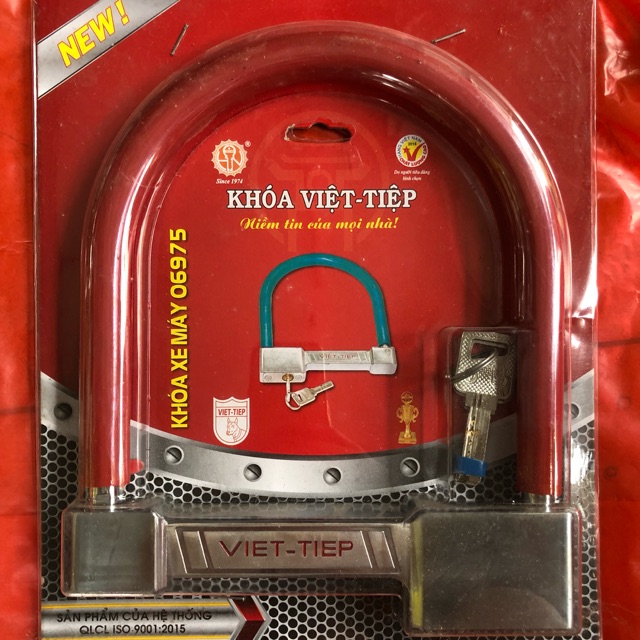 Khóa xe máy Việt Tiệp chữ U