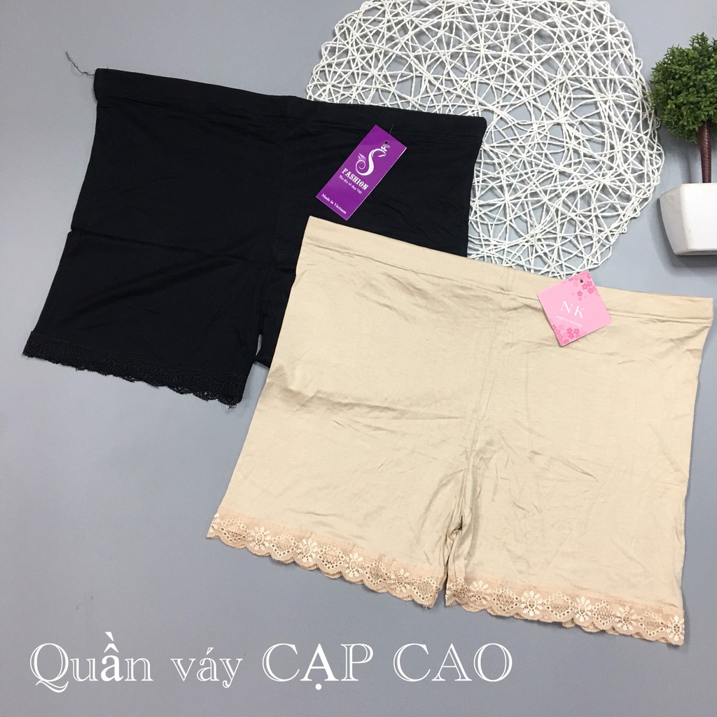 Quần bầu đùi mặc trong váy free size