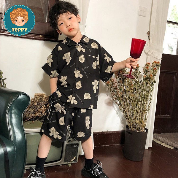 Set bộ gấu cho bé trai