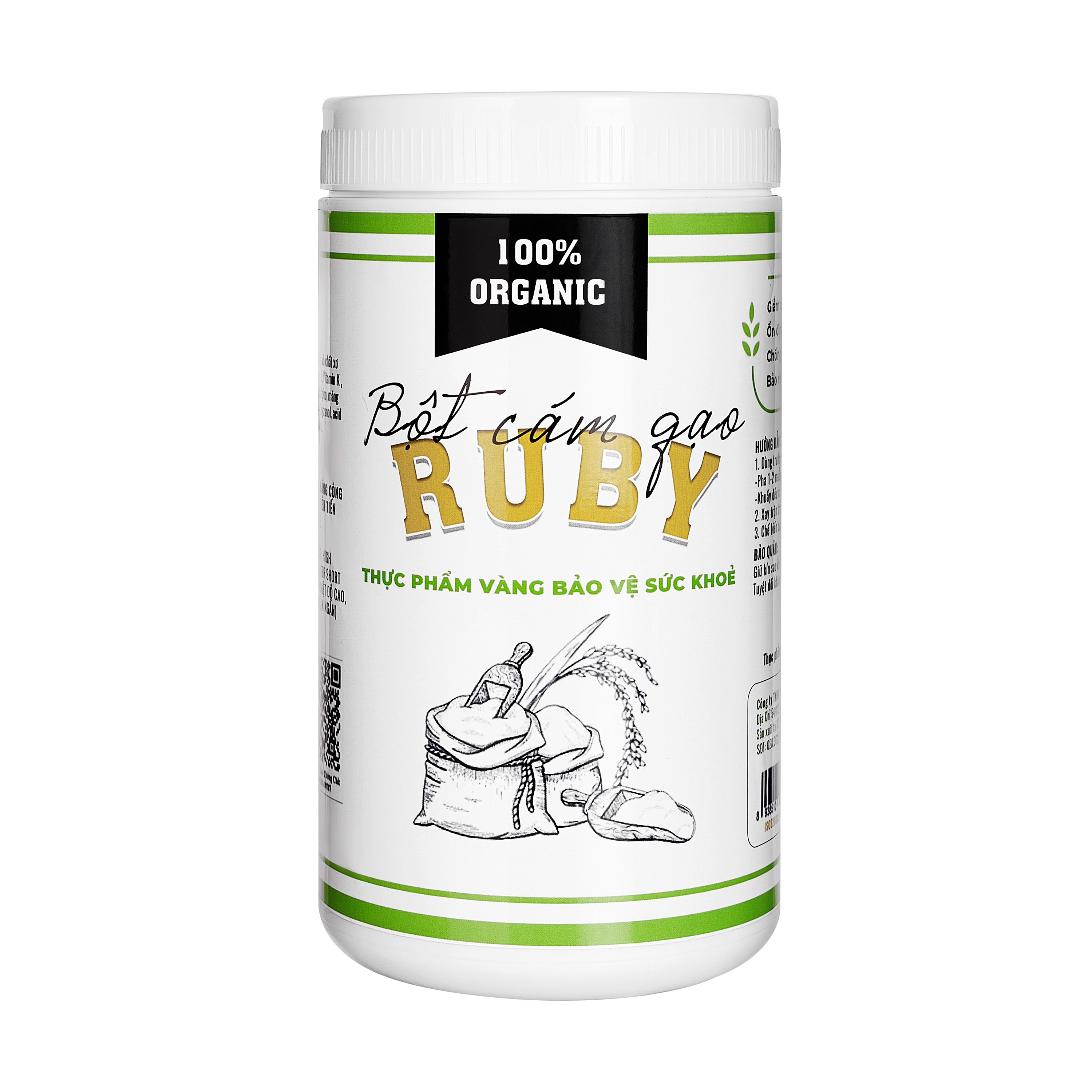 [HCM]Bột Cám Gạo RUBY-Rice bran healthy food
