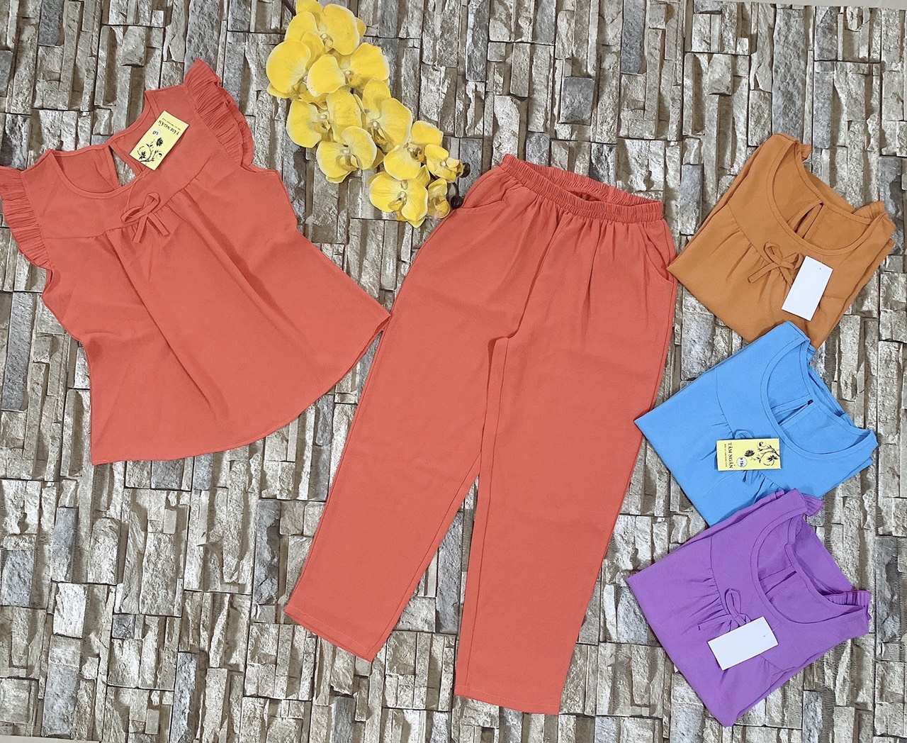 [HCM]bộ 9 tấc vải đũi ku phong shop