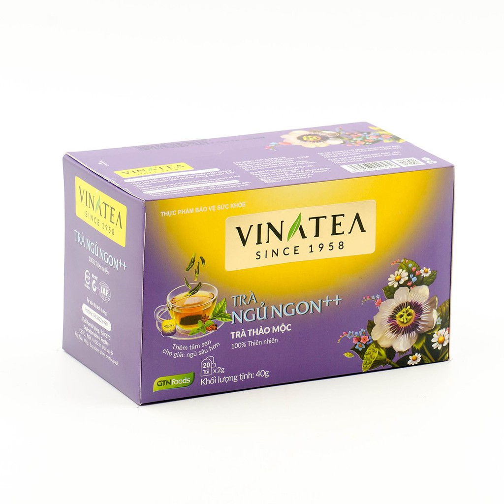 Trà ngủ ngon Vinatea hộp 40g (20 túi x 2g)