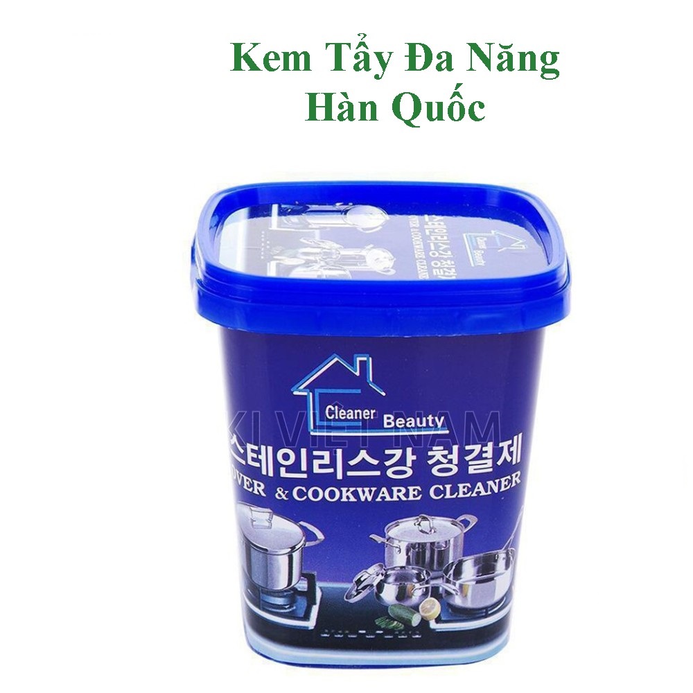 Kem tẩy xoong nồi đa năng Hàn Quốc - Kem tẩy sạch vết bẩn xoong nồi đa năng ,Kem cọ rửa đa năng đồ inox, đồ sứ nhà bếp, nhà tắm Hàn Quốc, kem tẩy gỉ