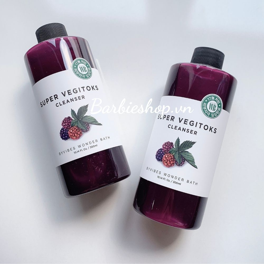 Sữa Rửa Mặt Rau Củ WB Super Vegitoks Cleanser 30ml-300ml