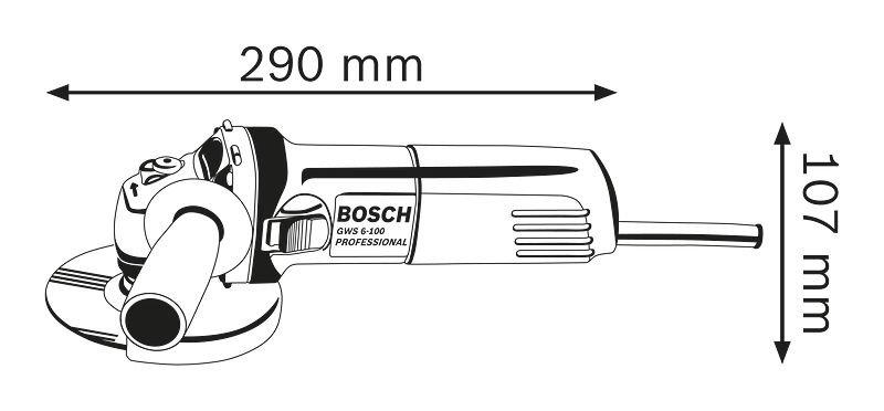 Máy mài góc Bosch GWS 6-100S