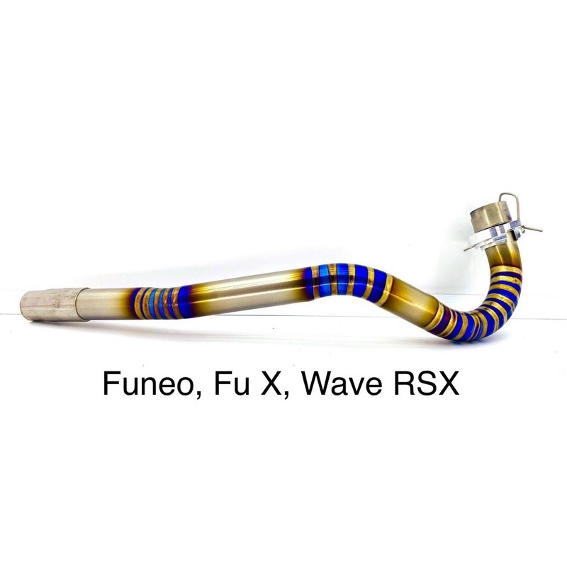 Cổ pô titan gr5 gắn pô zinn cho future wave rsx