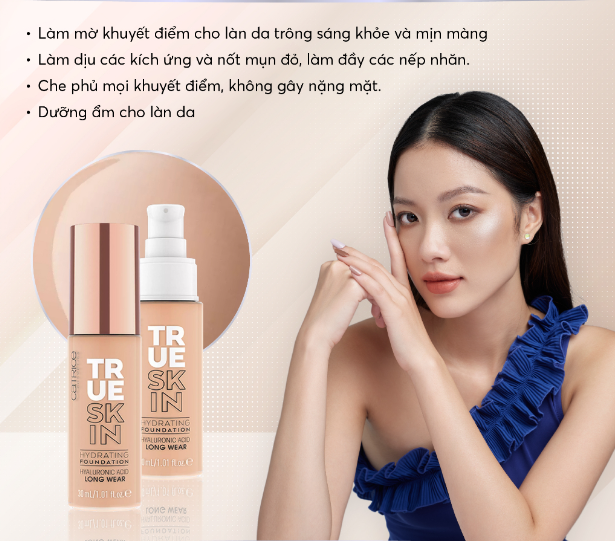 Kem Nền Catrice True Skin Hydrating Foundation