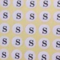 Mác giấy dán size, số dán decan dán size cỡ dầy dép quần áo - 10 tờ