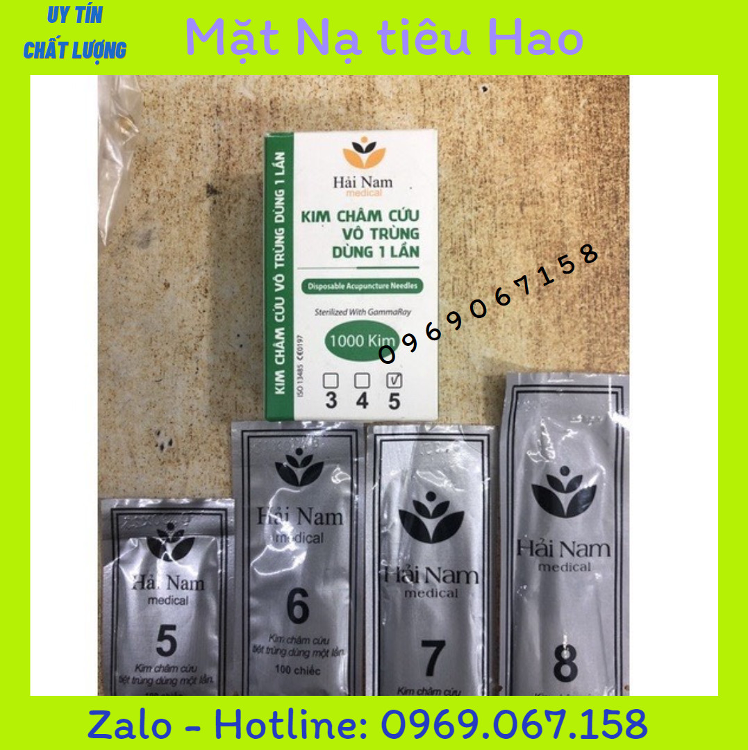 Kim châm cứu hải nam các sai gói 100 kim